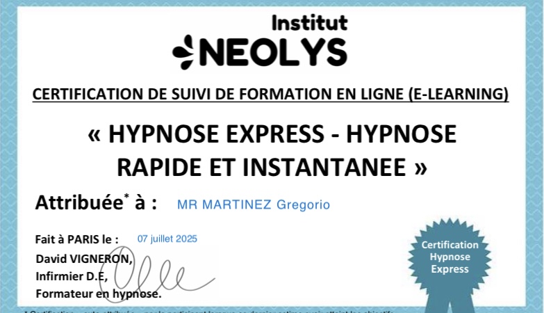  🎯 NOUVELLE COMPÉTENCE – HYPNOSE RAPIDE & INSTANTANÉE 